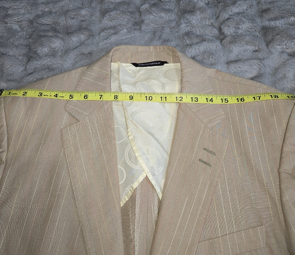 Paul Smith London Beige Striped Blazer - Picture 2 of 10